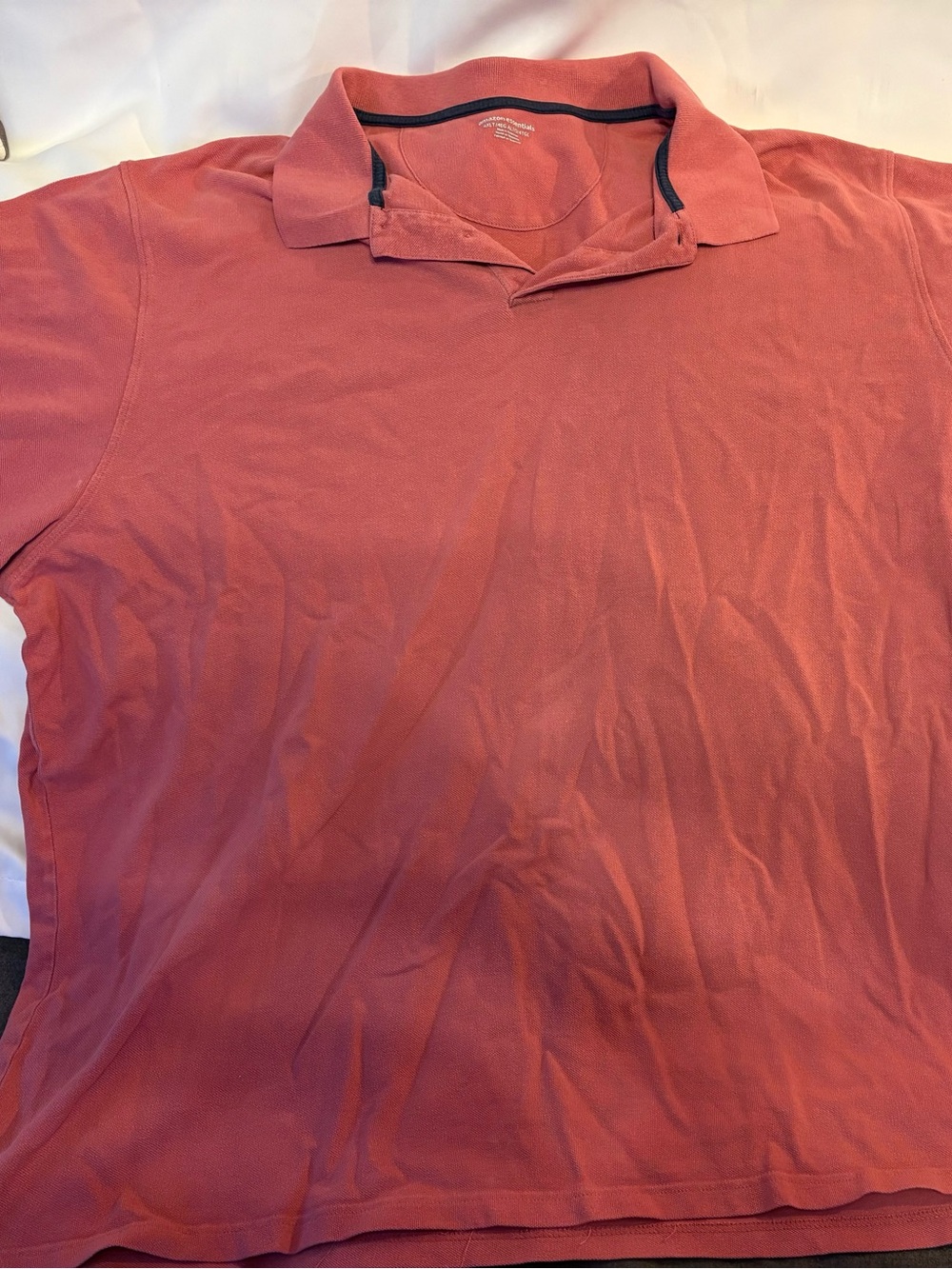 Amazon Essentials Men's Polo in Dusty Rose